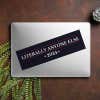 Literally Anyone Else Bumper Sticker on a closed laptop