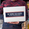 No More Old Guys | Harris Bumper Sticker on a laptop