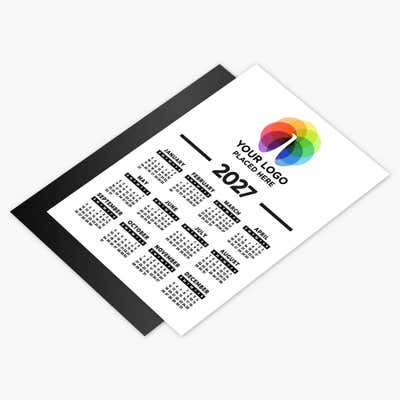 Custom Calendar Magnets — Add Your Logo - alternate view