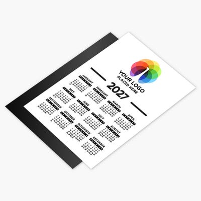 Custom Calendar Magnets — Add Your Logo - alternate view