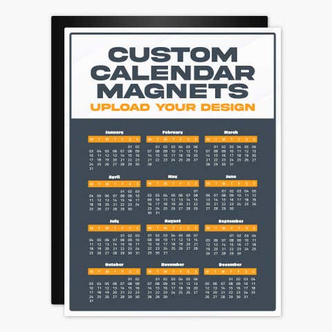 Custom Calendar Magnets — Upload Your Design