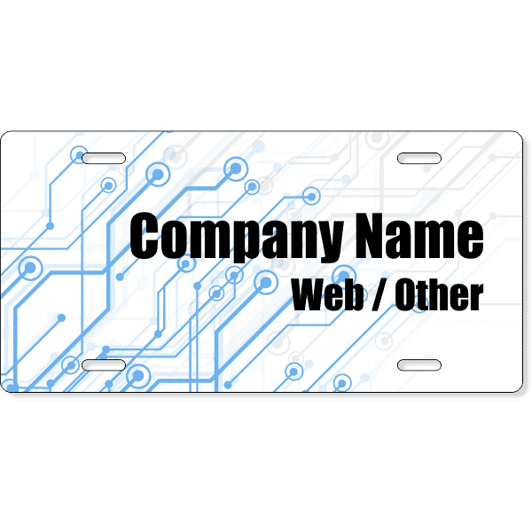 Circuit Board License Plate