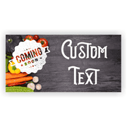 Coming Soon 3' x 6' Farmer's Market Banner