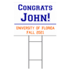 Congrats Collegiate Yard Sign