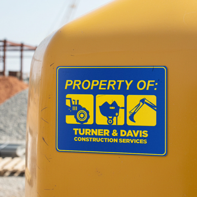 Horizontal Engraved Plastic Signs - alternate view