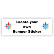 Create your Own 2" x 6" Bumper Sticker