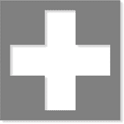 Choose Your Size Cross Stencil