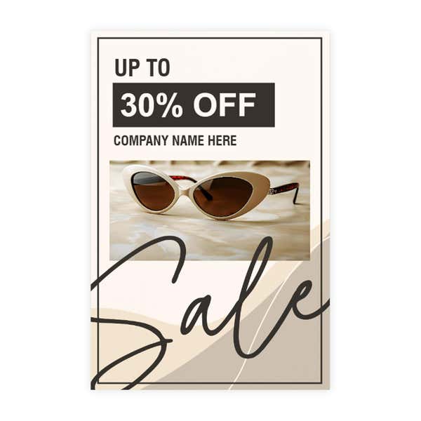 Sale A-Frame Sign - Customizable Retail Sign