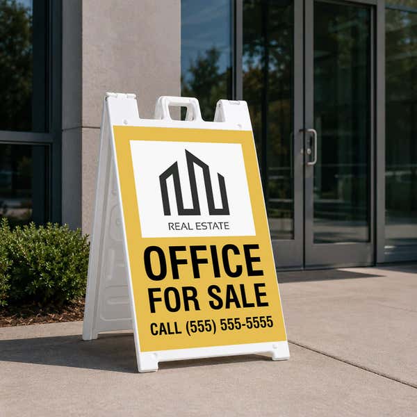 Office For Sale A-Frame Sign - Customizable