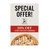 Special offer sign design artwork on a white background