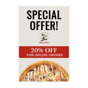 Special offer sign design artwork on a white background