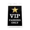 Front view of the VIP parking A-frame sidewalk sign