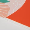 A close-up on the 2-layer modern flow ADA sign layers
