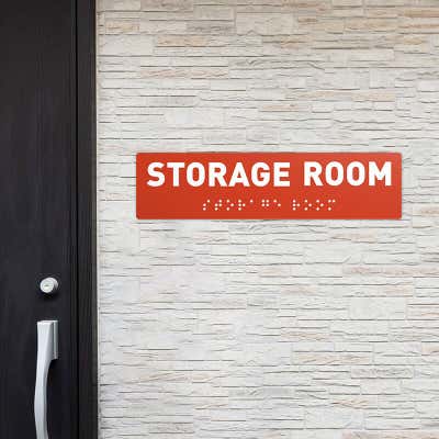 ADA 3" x 12" Horizontal Sign - alternate view
