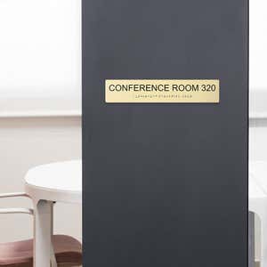Custom ADA sign for a conference room
