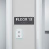 Custom ADA sign for a hotel floor