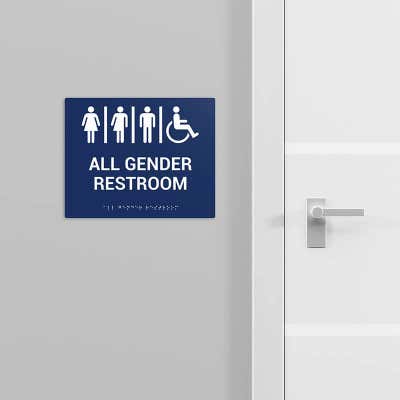 ADA 8" x 10" Horizontal Sign - alternate view
