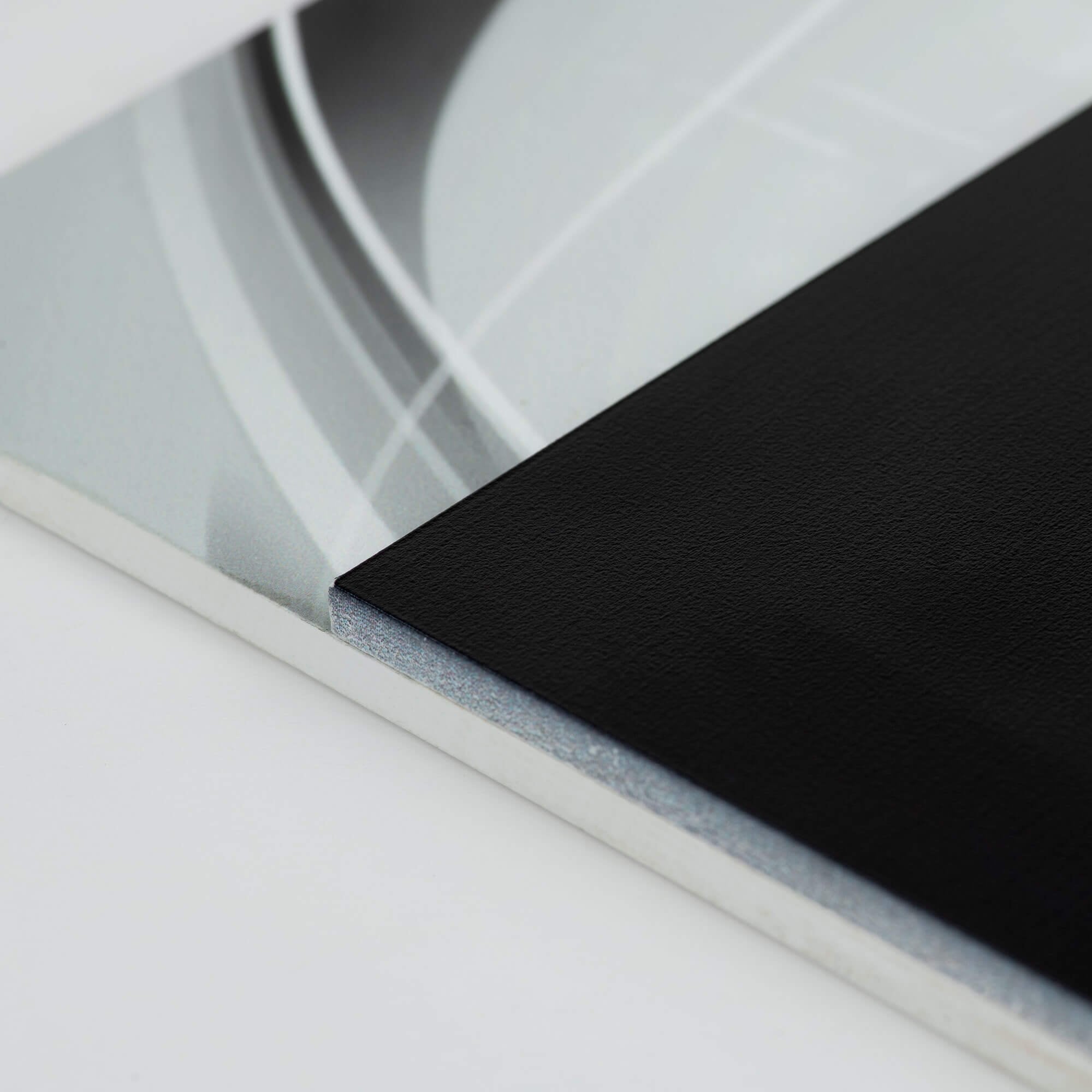 A close-up on the two layers of the ADA sign