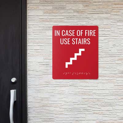 ADA 14" x 12" Vertical Sign  - alternate view