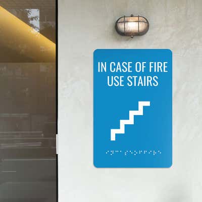 ADA 18" x 12" Vertical Sign - alternate view