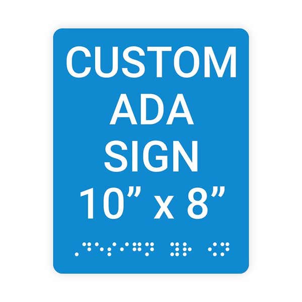 ADA 10" x 8" Vertical Sign