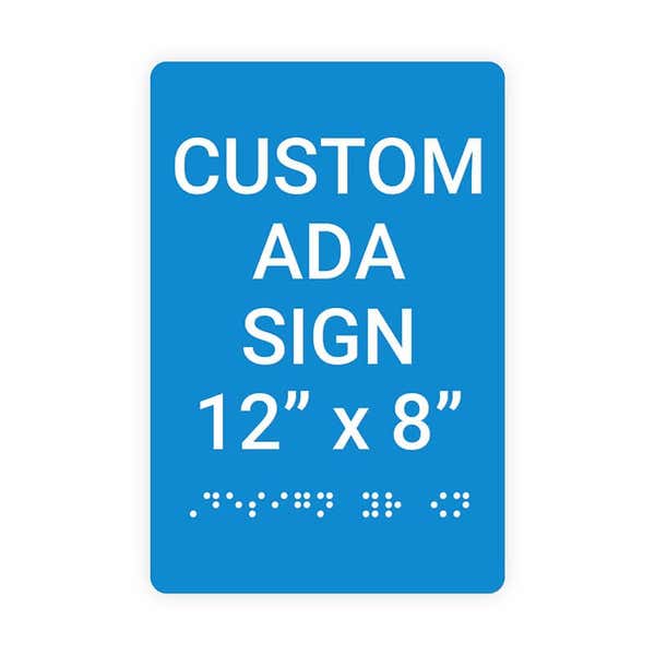 ADA 12" x 8" Vertical Sign