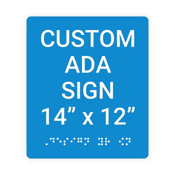 ADA 14" x 12" Vertical Sign