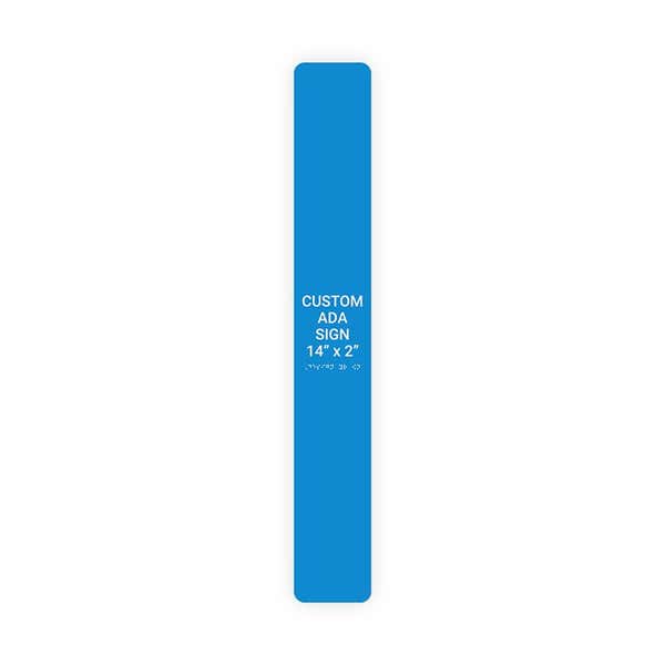 ADA 14" x 2" Vertical Sign