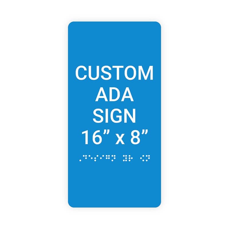 ADA 16" x 8" Vertical Sign