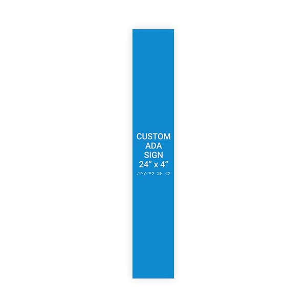 ADA 24" x 4" Vertical Sign