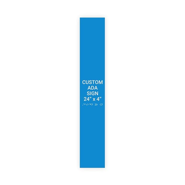 ADA 24" x 4" Vertical Sign