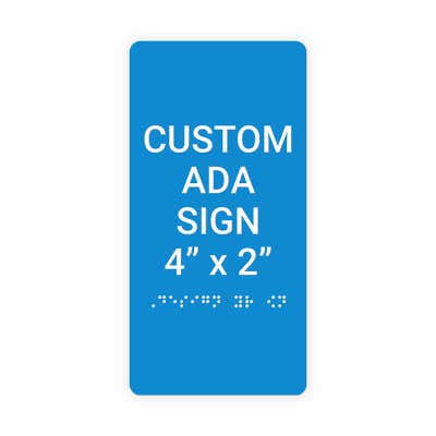 ADA Sign Vertical 4 in x 2 in