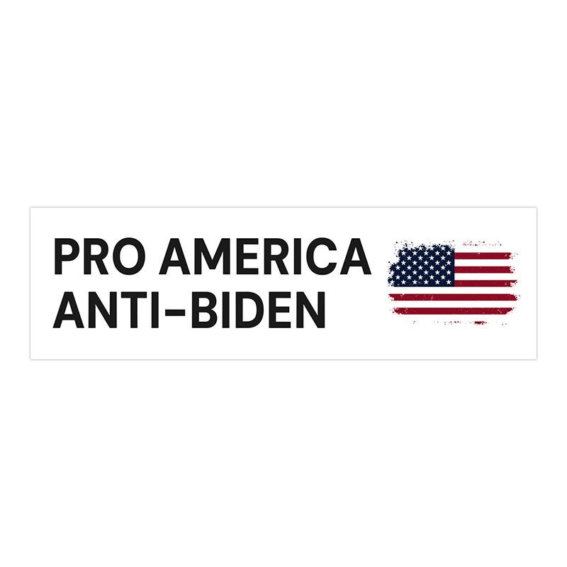 Anti-Biden Political Bumper Sticker
