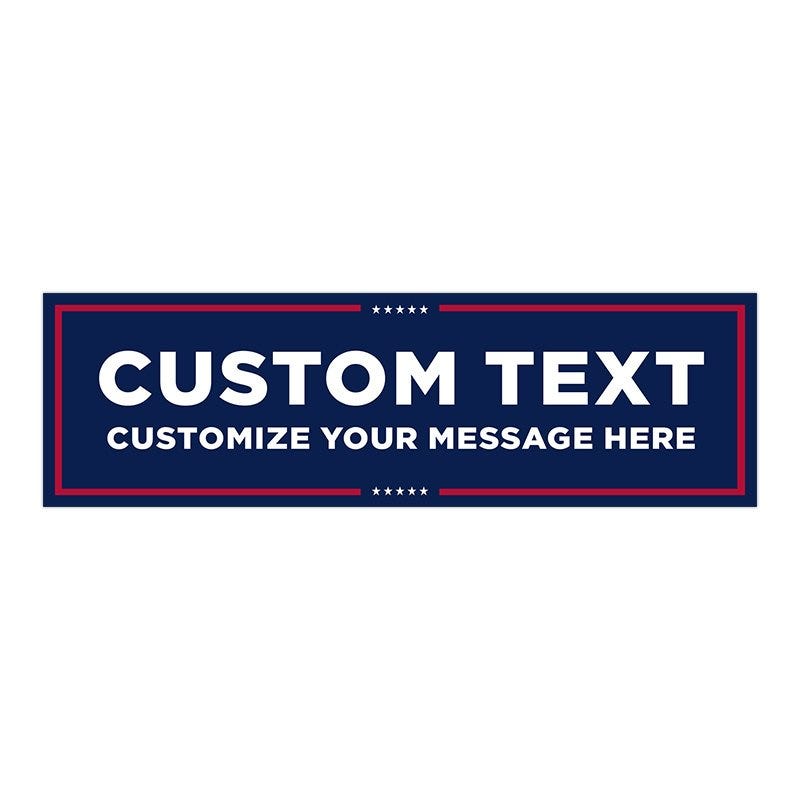 MAGA Custom Trump Bumper Sticker