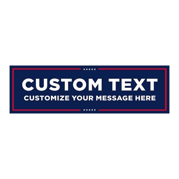 MAGA Custom Trump Bumper Sticker
