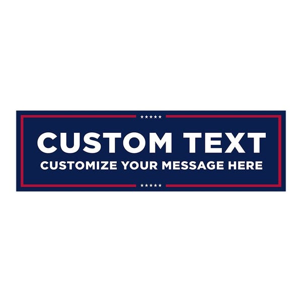 MAGA Custom Trump Bumper Sticker