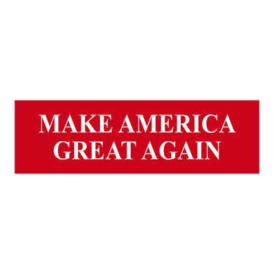 Make American Great Again Bumper Sticker | 3" x 10"