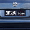Anyone Under 70 bumper sticker on a gray car