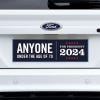 Anyone Under 70 bumper sticker on a white truck