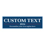 Custom Text Political Bumper Sticker