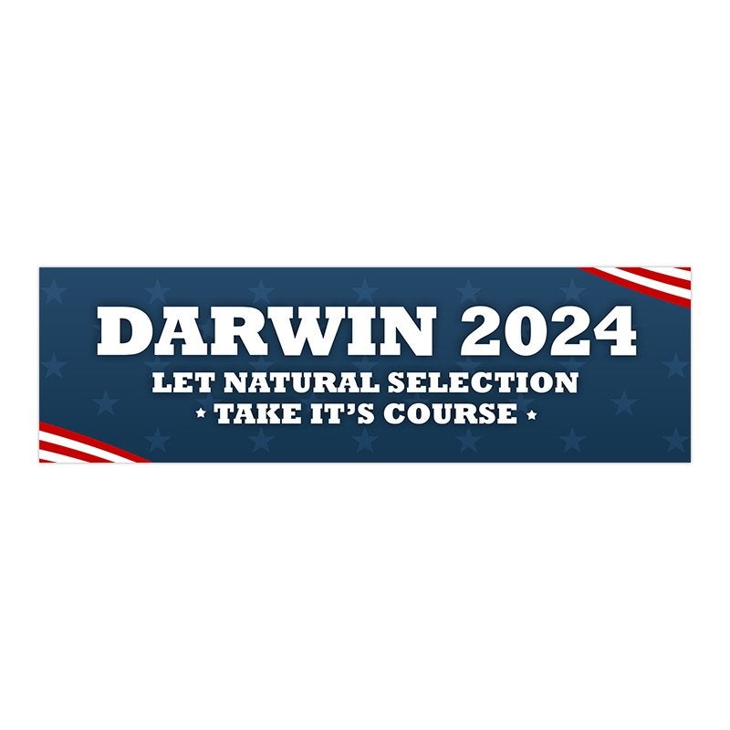 Darwin | Funny Political Bumper Sticker