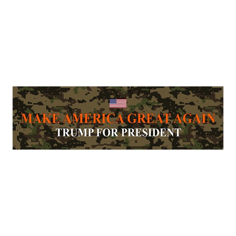Camo MAGA | Trump Bumper Sticker