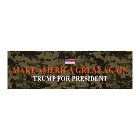 Camo MAGA | Trump Bumper Sticker