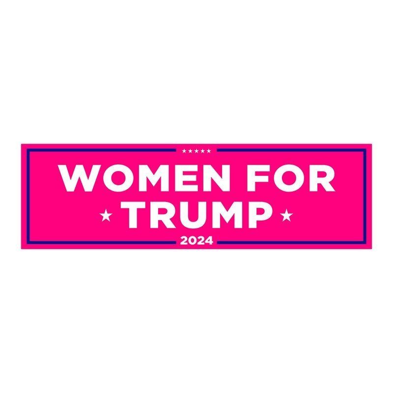 Women for Trump Bumper Sticker