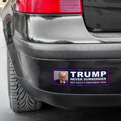 Pro-Trump Mugshot Bumper Sticker - alternate view