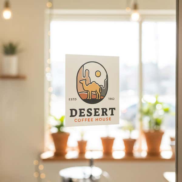 Pick Your Size Custom Vertical Full Color Sticker