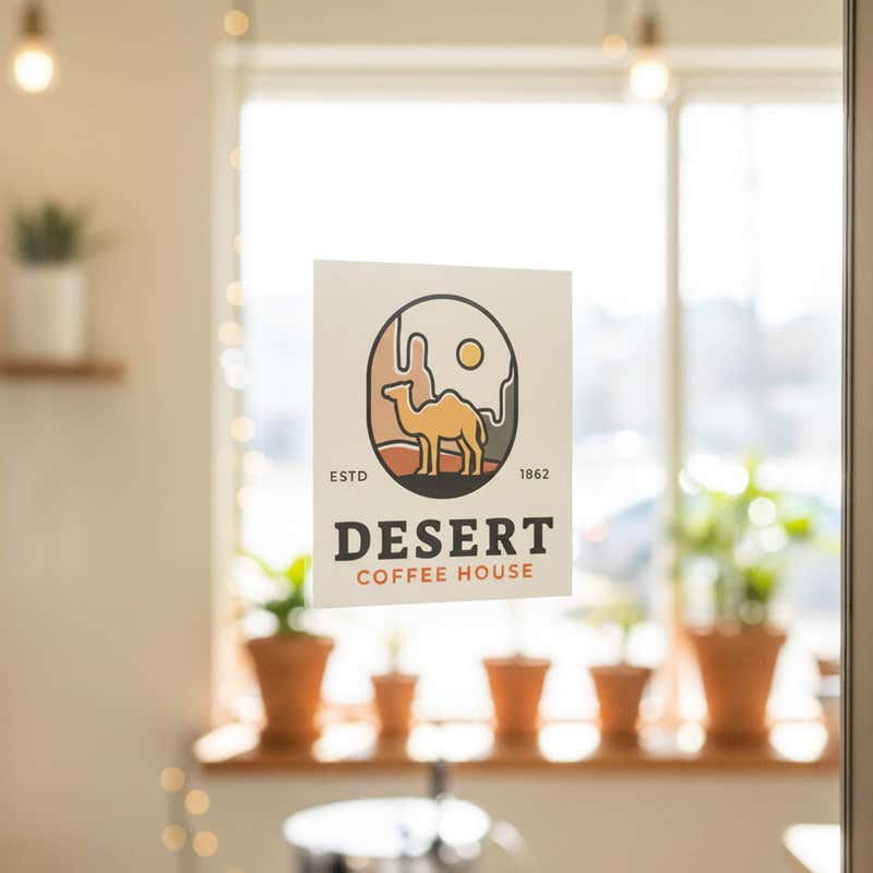 Custom Vertical Full Color Sticker