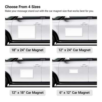 Custom Magnetic Signs - 12"x24" - alternate view