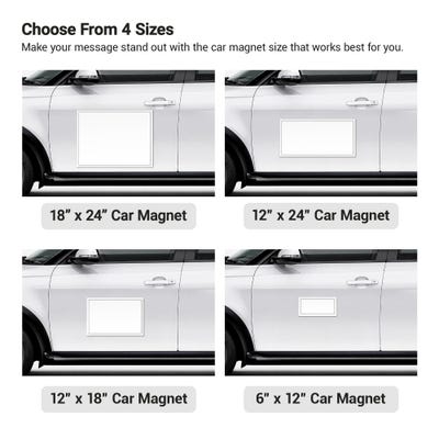 Custom Magnetic Signs - 12"x24" - alternate view