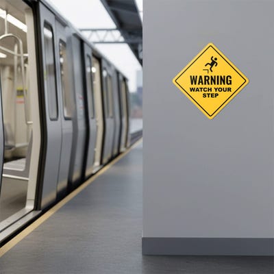 Custom Diamond Shaped Sign - alternate view